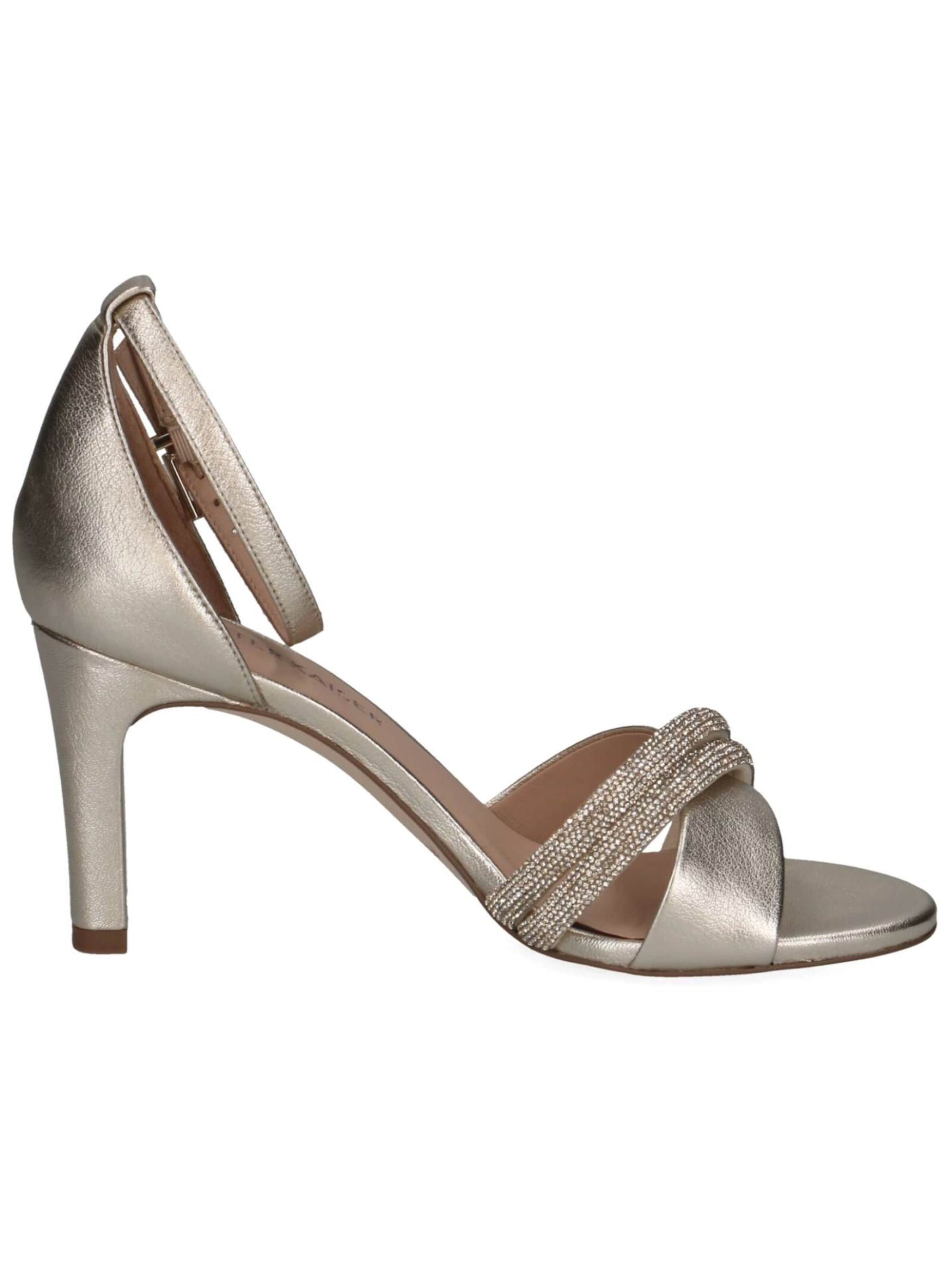 Sandalo con cinturino di PETER KAISER in oro