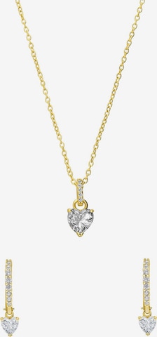 Lucardi Sieraden set 'Klassisch' in Goud: voorkant