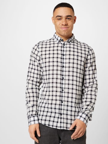 Casual Friday Regular fit Button Up Shirt 'Anton' in White: front