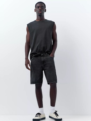 Pull&Bear Normalny krój Jeansy w kolorze czarny