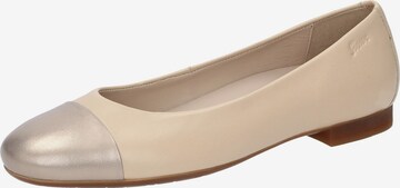 SIOUX Ballet Flats in Bronze: front