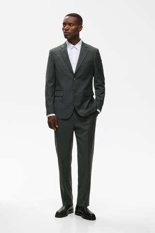 Matinique Regular Trousers with creases 'MAWesley' in Green