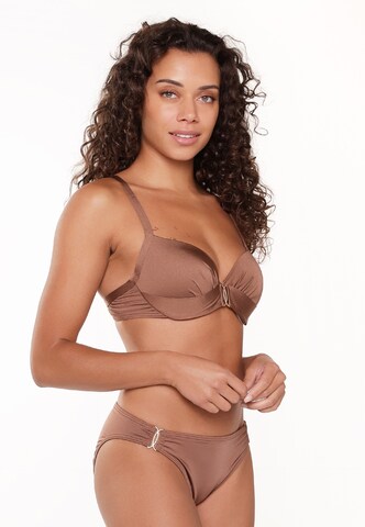 LingaDore - Clásico Top de bikini en marrón