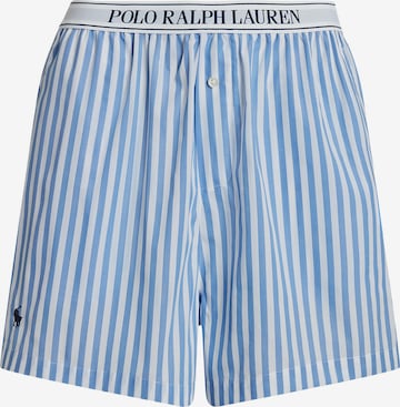 Polo Ralph Lauren Korte pyjama ' Boxer ' in Blauw: voorkant