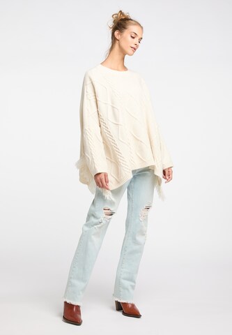 IZIA - Pullover 'Gaya' em branco