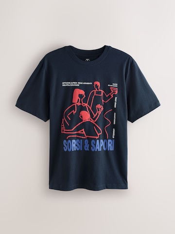 Next Къса пижама в синьо