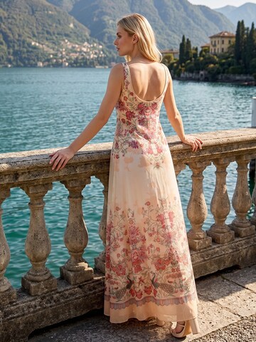 JIORO Kleid 'PAISLEY RED'‌‌‌‌‌ in Mischfarben