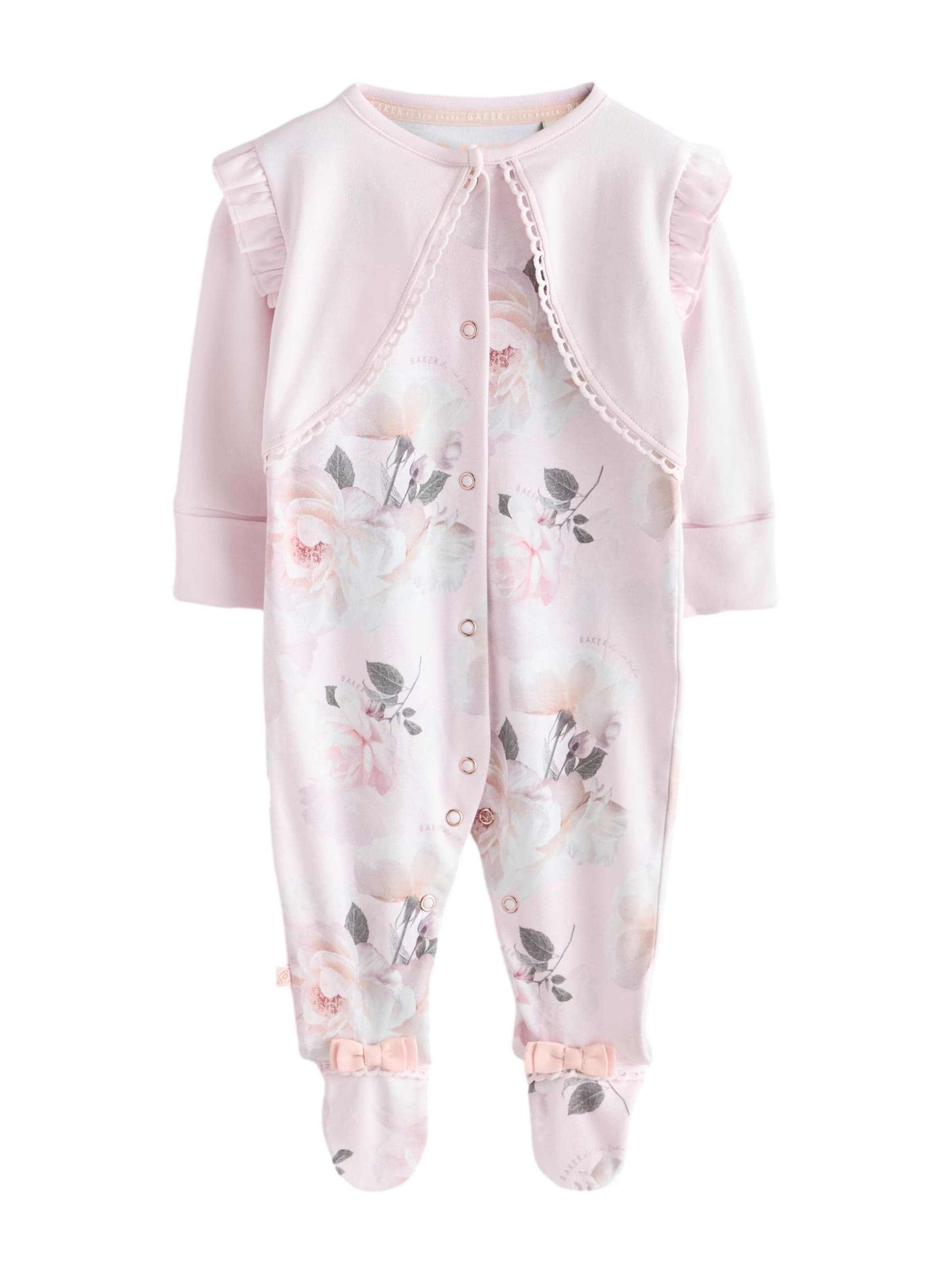 rožinė Baker by Ted Baker Miego kostiumas: priekis