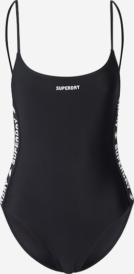 Superdry Badpak in de kleur Zwart / Wit, Productweergave