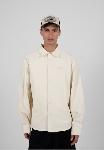 Prohibited Comfort Fit Hemd in Beige: Vorderseite