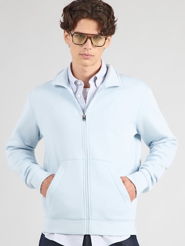 G-STAR Bluza rozpinana 'Premium Core' w kolorze niebieski: przód