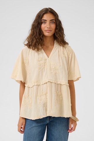 CULTURE Bluse 'CUjalia' i beige: forside