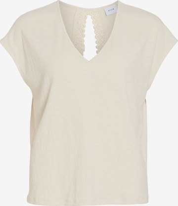 VILA Shirt 'VISyma' in Beige: voorkant