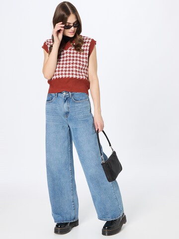 Nasty Gal Wide leg Jeans 'There'S Nowhere For You' i blå