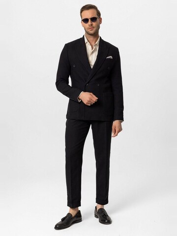 Coupe regular Veste de costume Antioch en noir