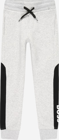 BOSS Kidswear Trousers in Grey: front