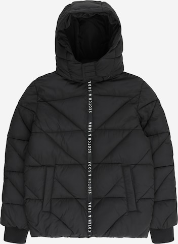 SCOTCH & SODA Between-Season Jacket in Black: front