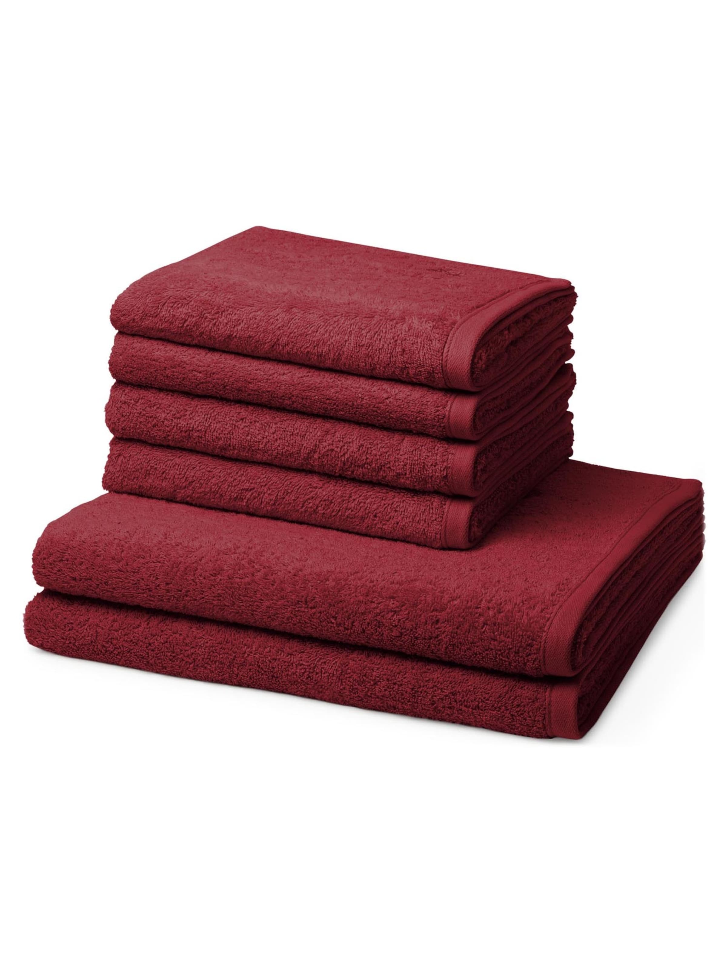 ROSS Towel 'Vita' in Red: front