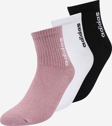 ADIDAS PERFORMANCE Športové ponožky 'Quater' - fialová: predná strana
