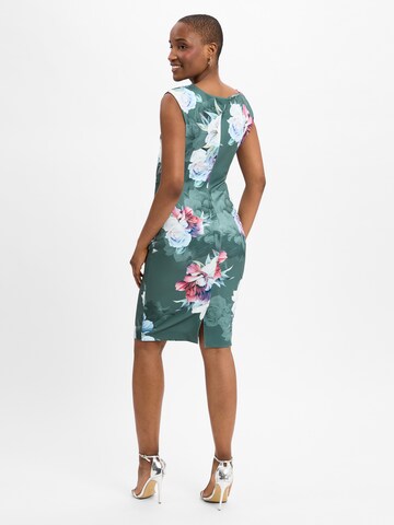 Robe fourreau SWING en vert