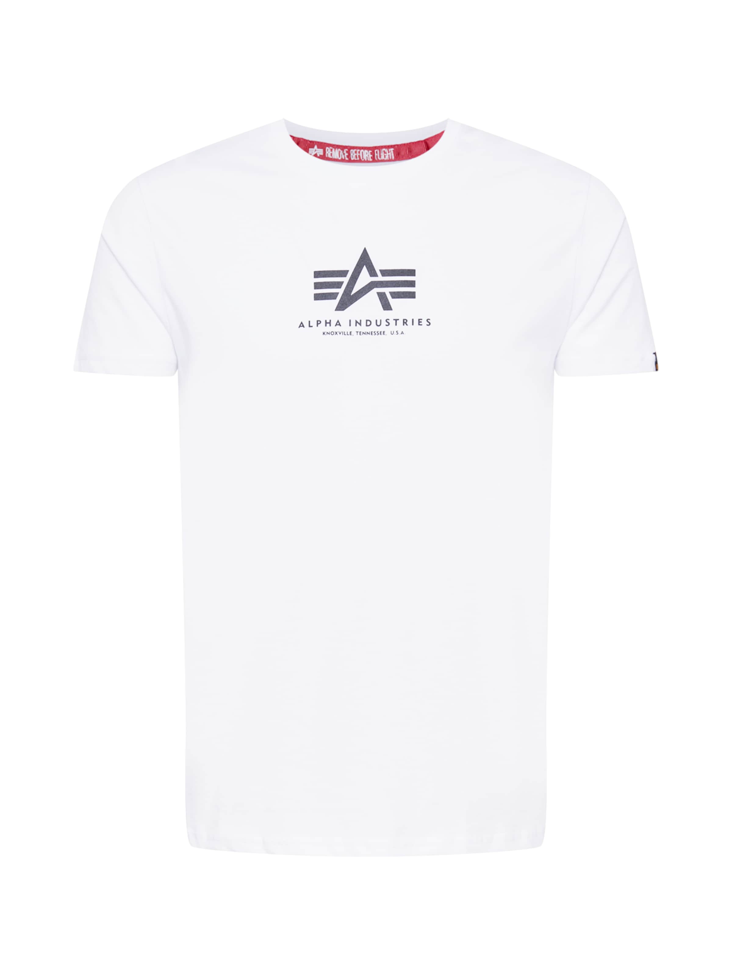ALPHA INDUSTRIES Bluser & t-shirts i hvid: forside