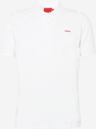 HUGO Shirt in de kleur Vuurrood / Wit, Productweergave