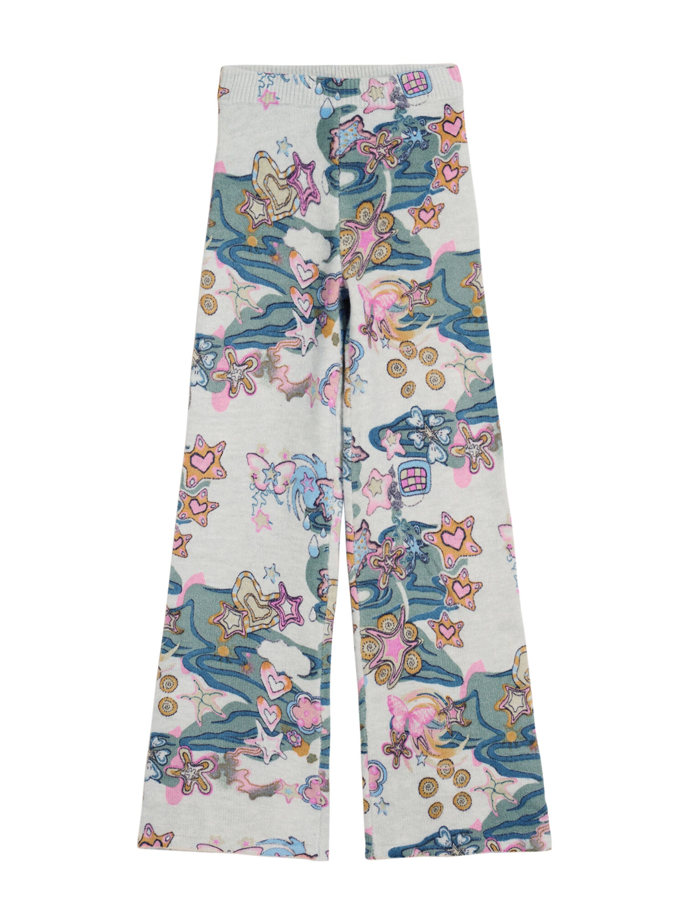 Desigual - Acampanado Pantalón en Mezcla de colores: frente