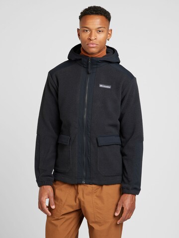 COLUMBIA Funktionsfleecejacke 'Landroamer' in Schwarz: Vorderseite