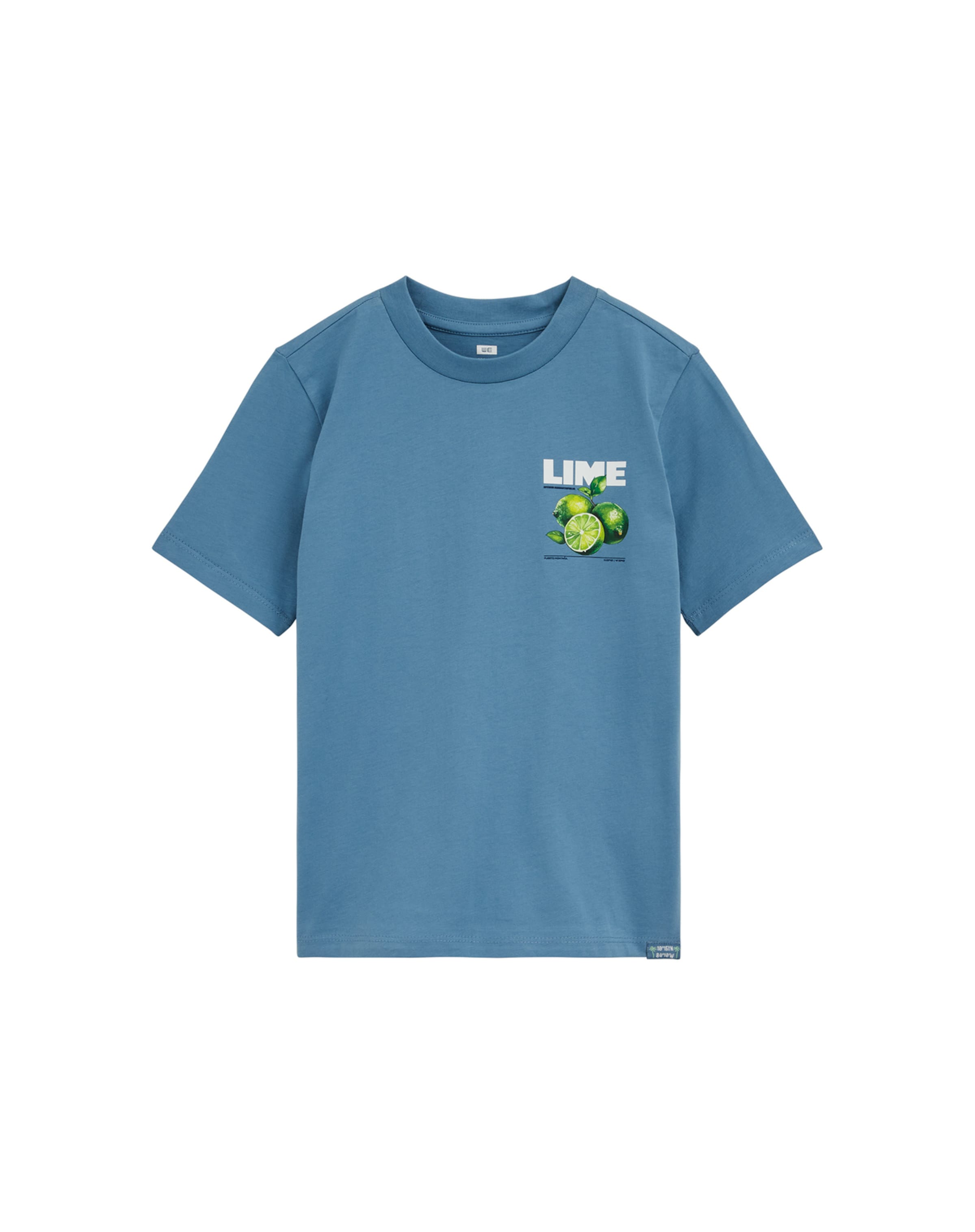 WE Fashion Shirt in Blauw: voorkant