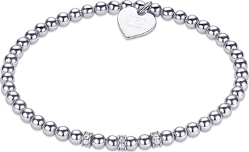 CLASSYANDFABULOUS Jewelry Bracelet 'IZZARA' in Silver: front