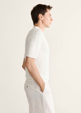 MANGO MAN Sweater 'Gobi' in White
