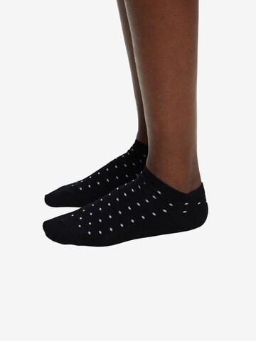 Chaussettes ESPRIT en noir : devant