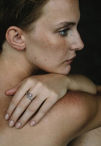 Bague Haze&Glory en argent : devant