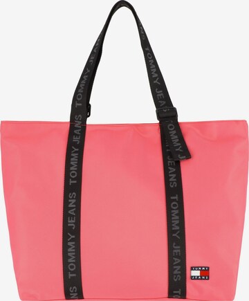 Shopper 'Essential' di Tommy Jeans in rosa: frontale