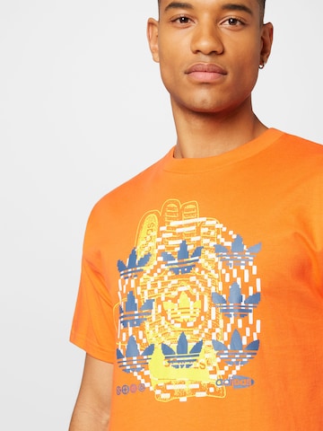 ADIDAS ORIGINALS Shirt 'Hypersport Multi Trefoil' in Orange