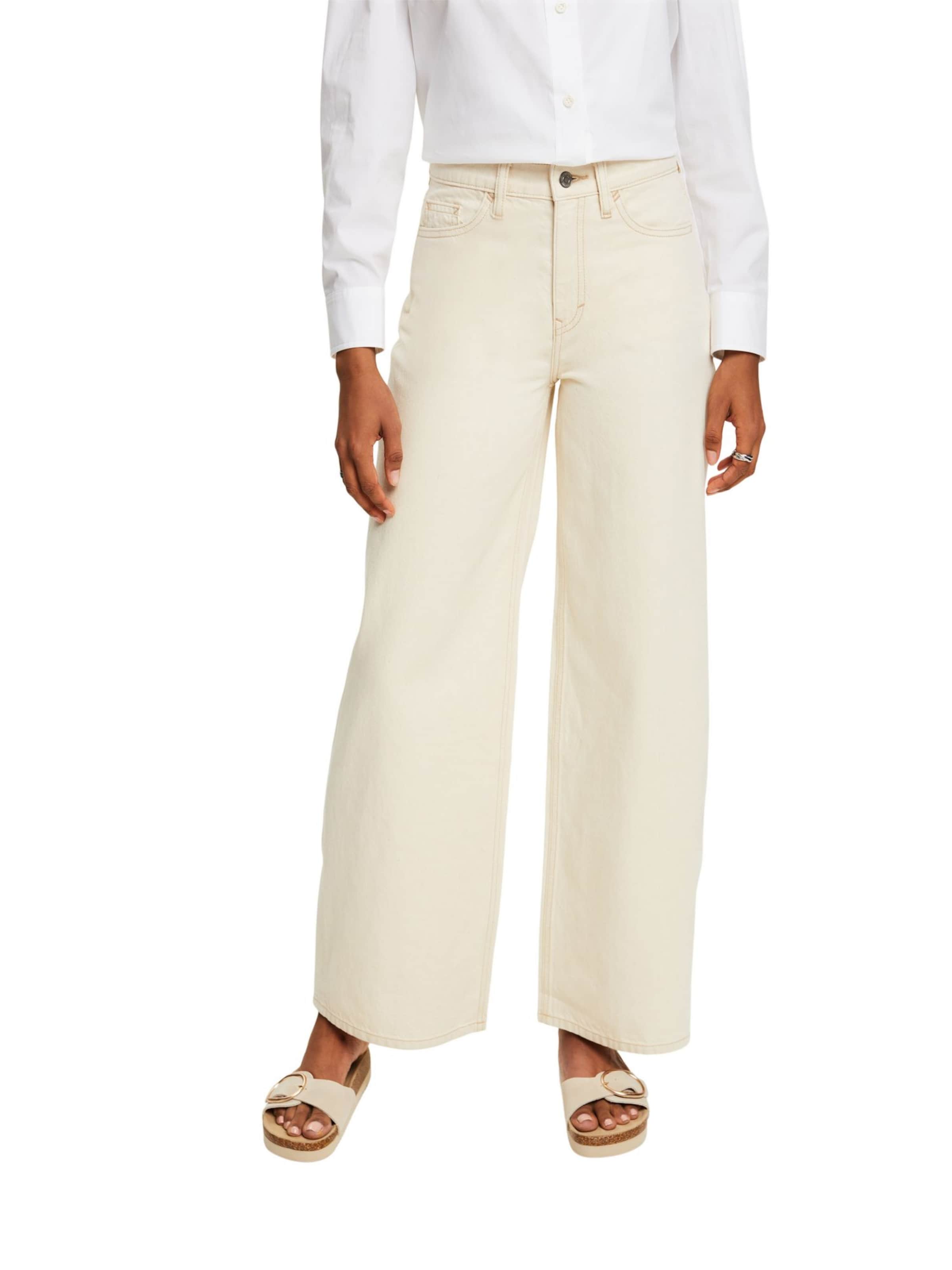 balts ESPRIT Vaļīgs piegriezums Džinsi: no priekšpuses