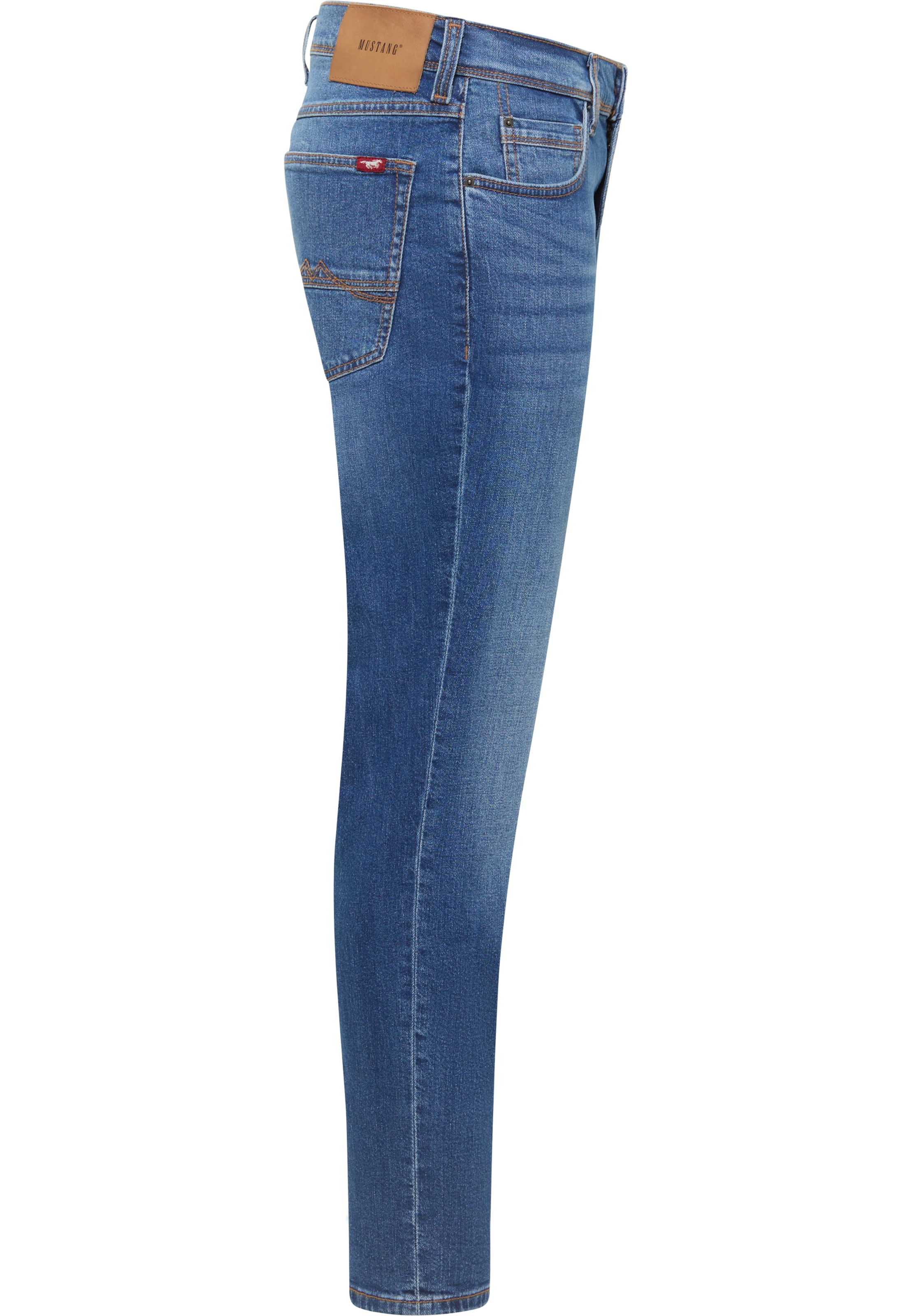 MUSTANG Loosefit Jeans  ' Washington Straight ' in Blau