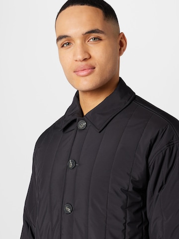 BURTON MENSWEAR LONDON Prehodna jakna | črna barva