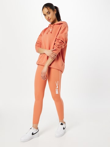 NIKESkinny Sportske hlače - narančasta boja