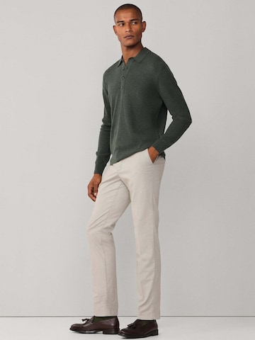 Hackett London Slim fit Pleated Pants in Beige