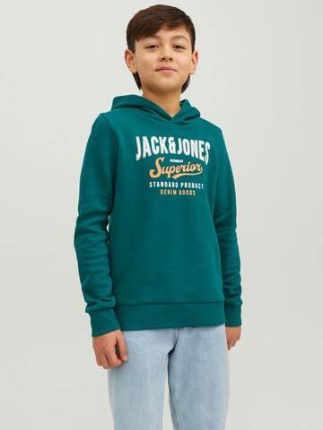 Jack & Jones Junior Sweatshirt in Groen: voorkant