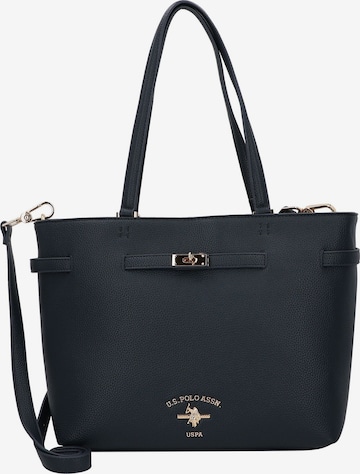 Plase de cumpărături 'Standfort' de la U.S. POLO ASSN. pe albastru: față