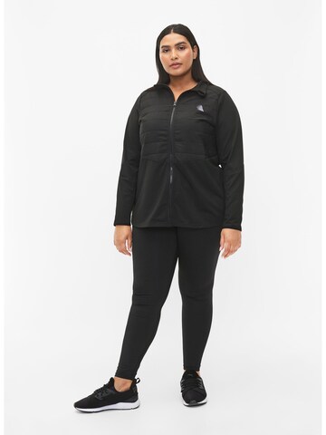 Active by Zizzi Athletic Jacket 'Cantan' in Black