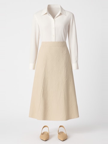 Touche Prive Skirt in Beige: front