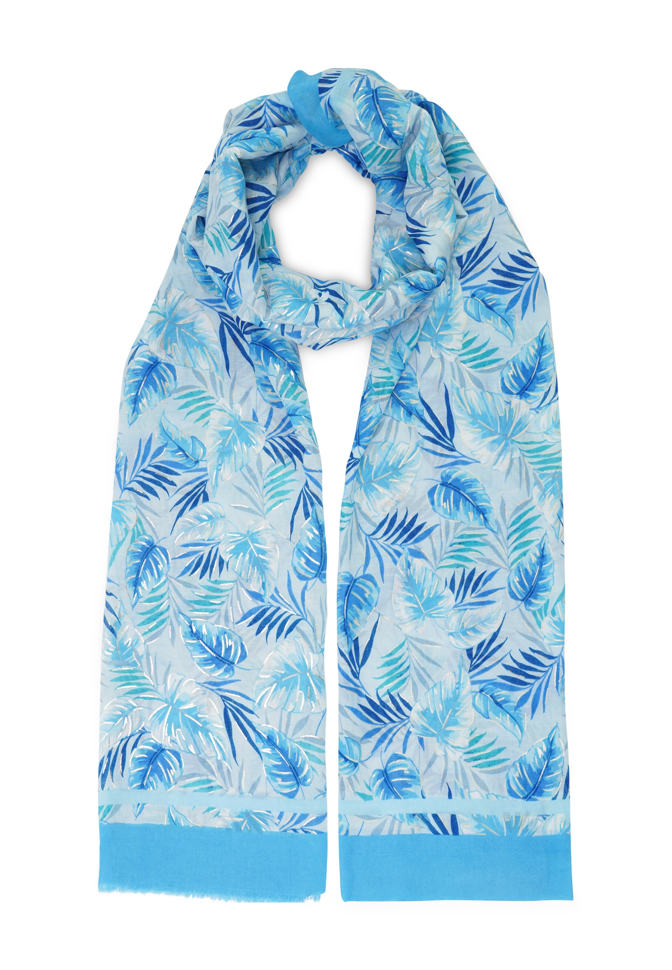 HARPA Sjaal 'SEDA' in Blauw: voorkant