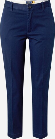 Polo Ralph Lauren Slimfit Ráncos nadrág - kék: elől
