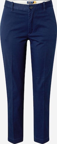 Polo Ralph Lauren Παντελόνι με τσάκιση σε μπλε: μπροστά