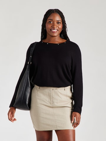 SAMOON Pullover in Schwarz: Vorderseite