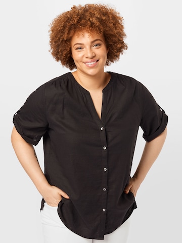 Tom Tailor Women + חולצות נשים בשחור: מלפנים