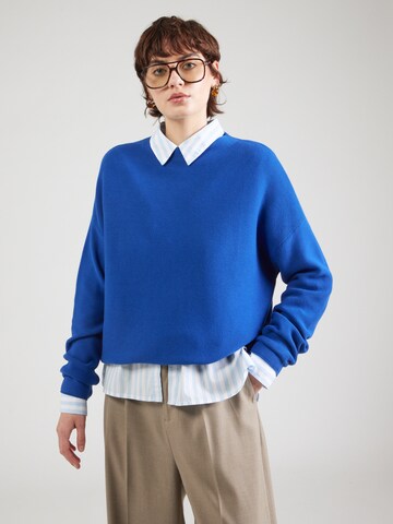 ARMEDANGELS Kampsun 'MERINAA', värv sinine: eest vaates